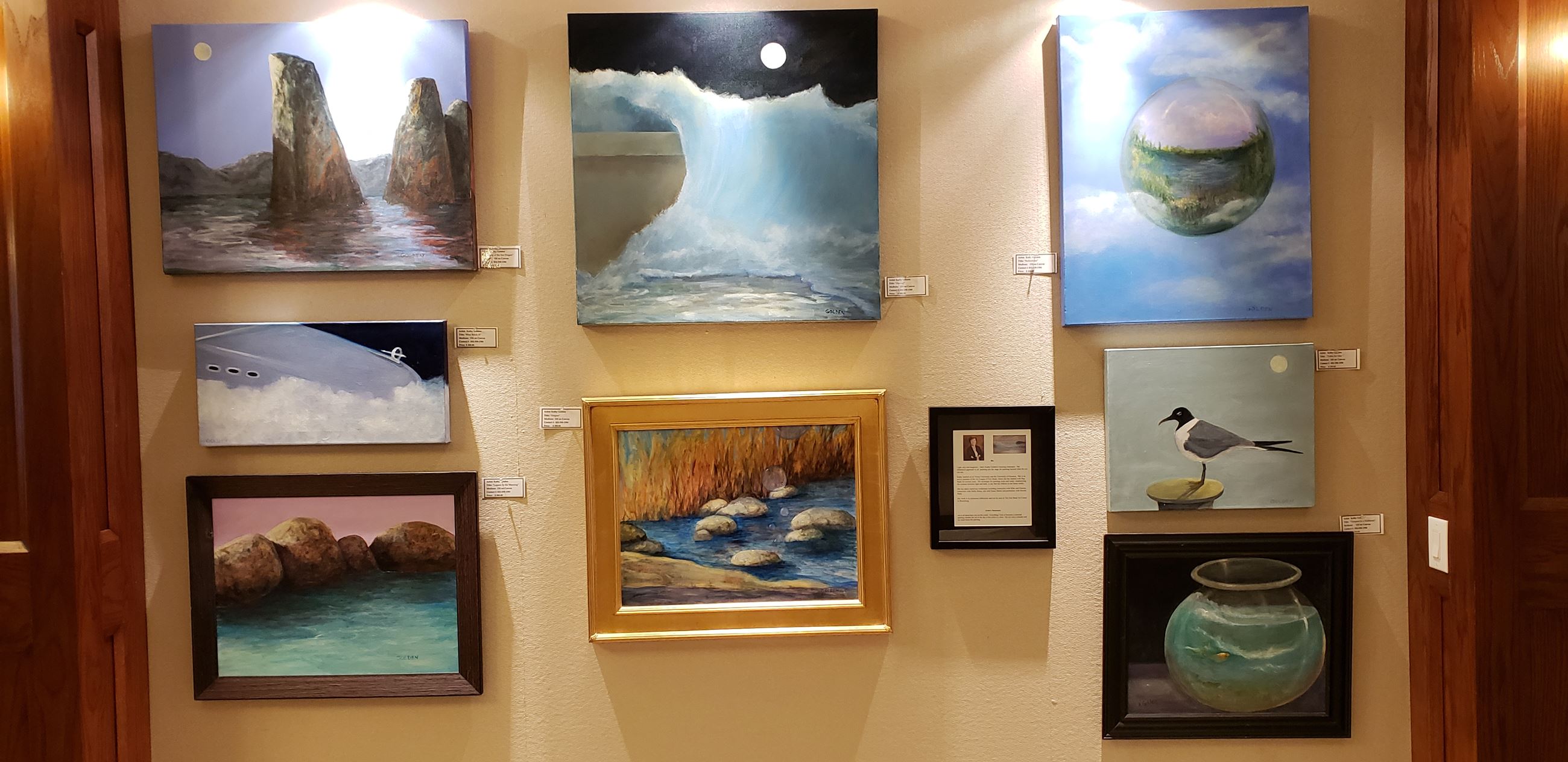 Art Display Jan-Feb 2019 Kathy Golden