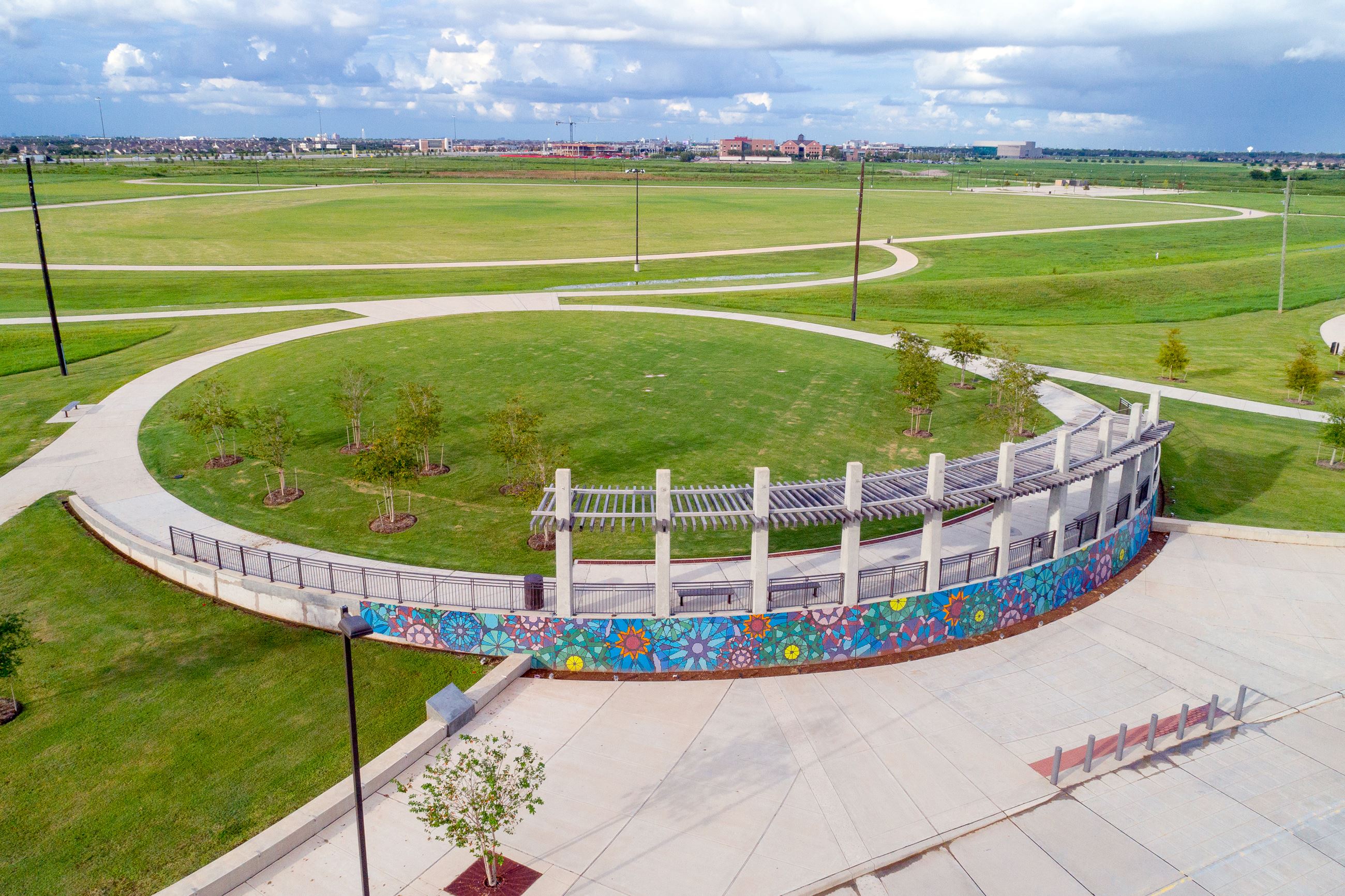Brazos River Park Mosaic Wall