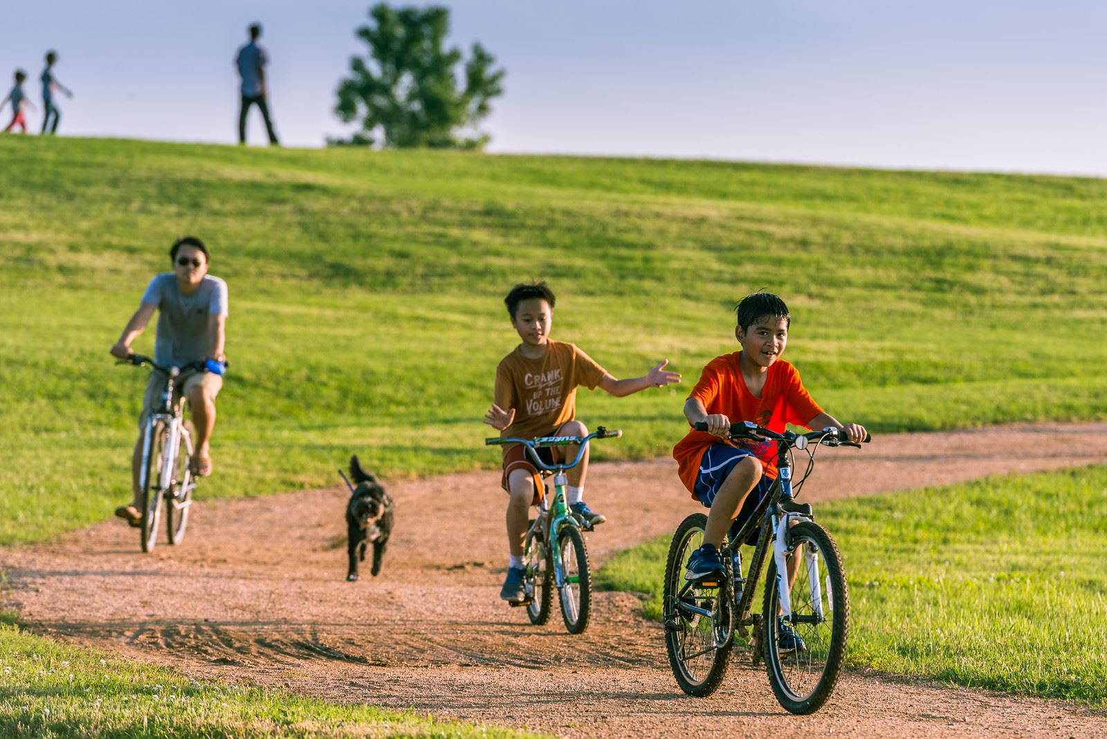 Bike Riding at Memorial Park