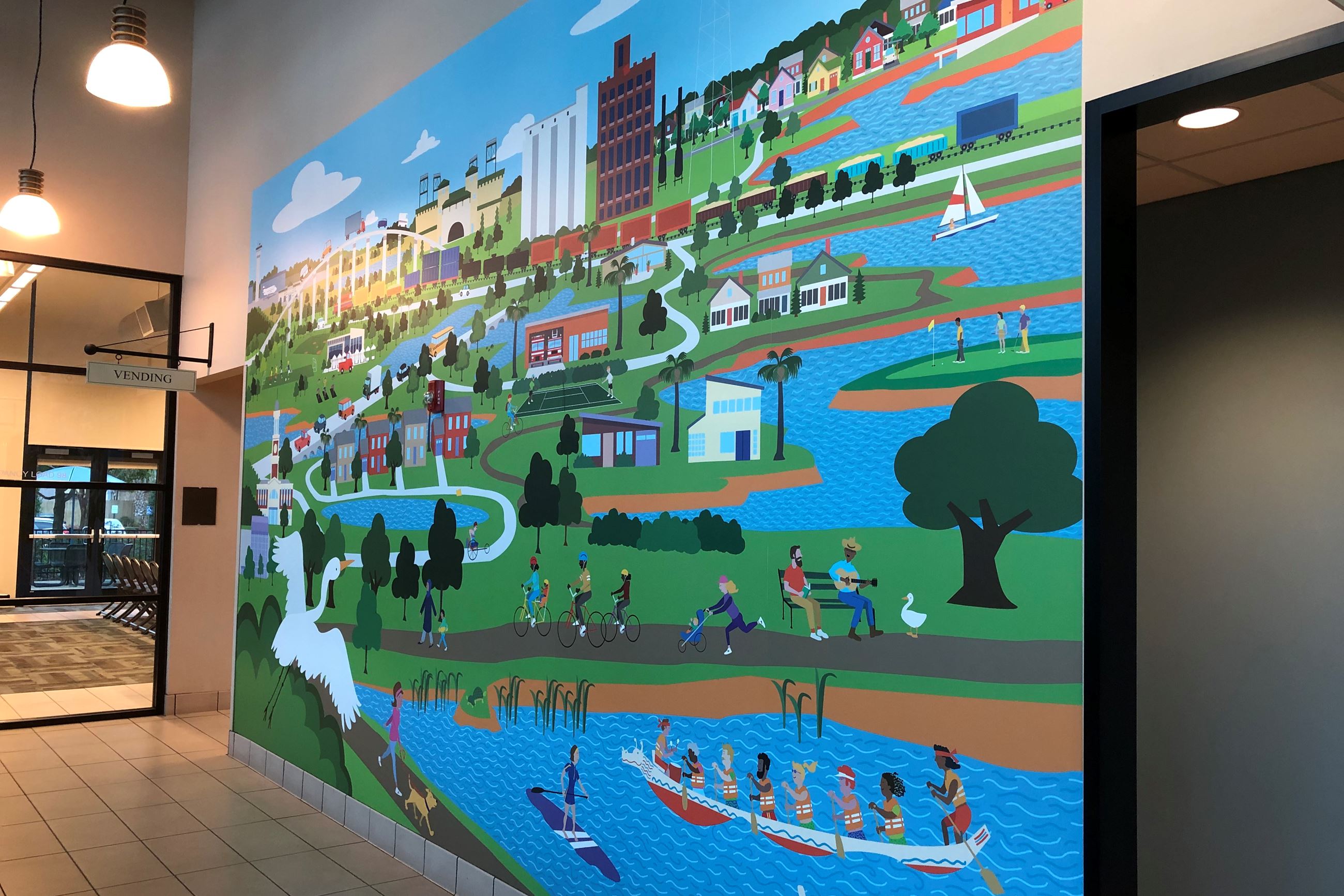 Sugar Land Fun Mural at IPRC