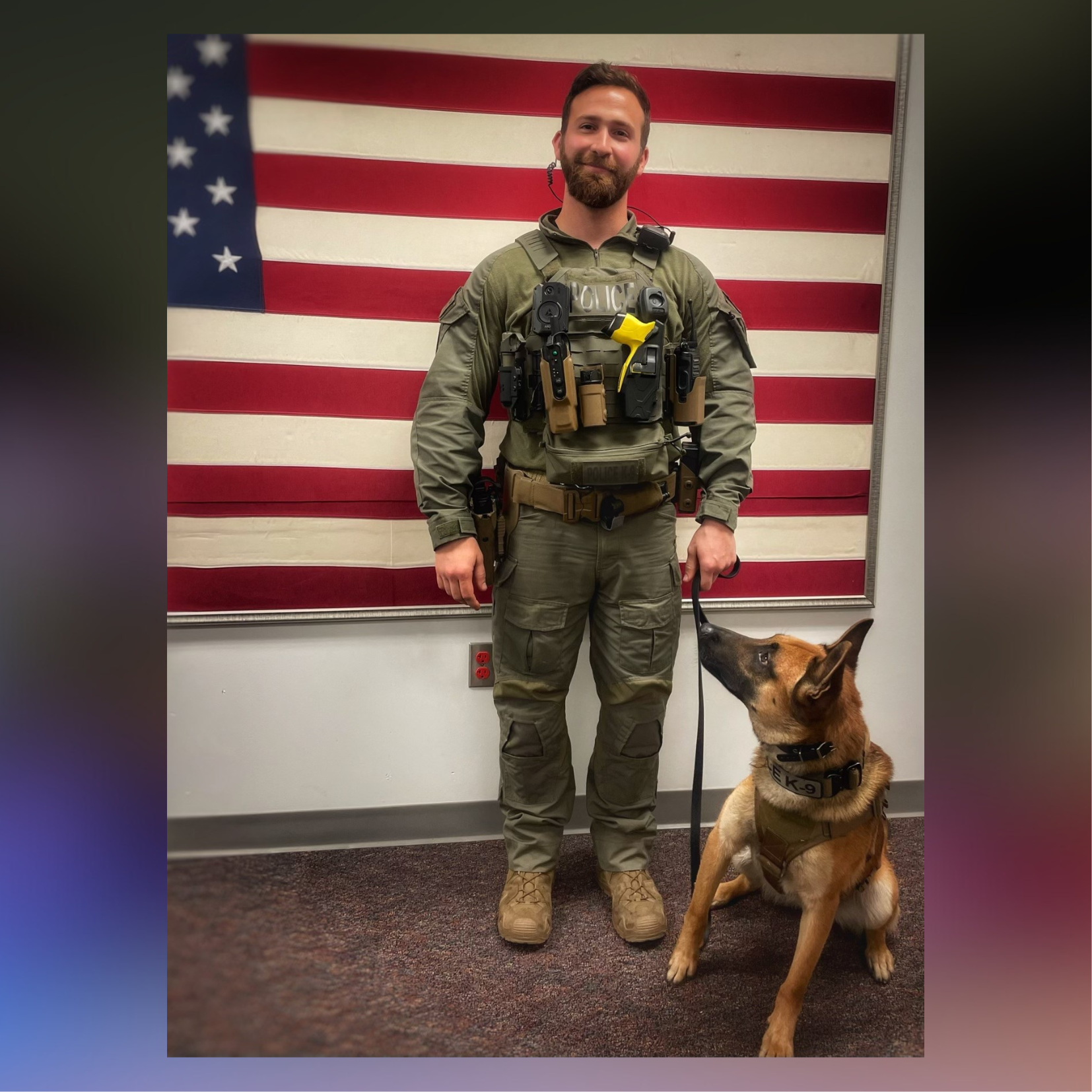 K9 Marcel with Officer Barbarick