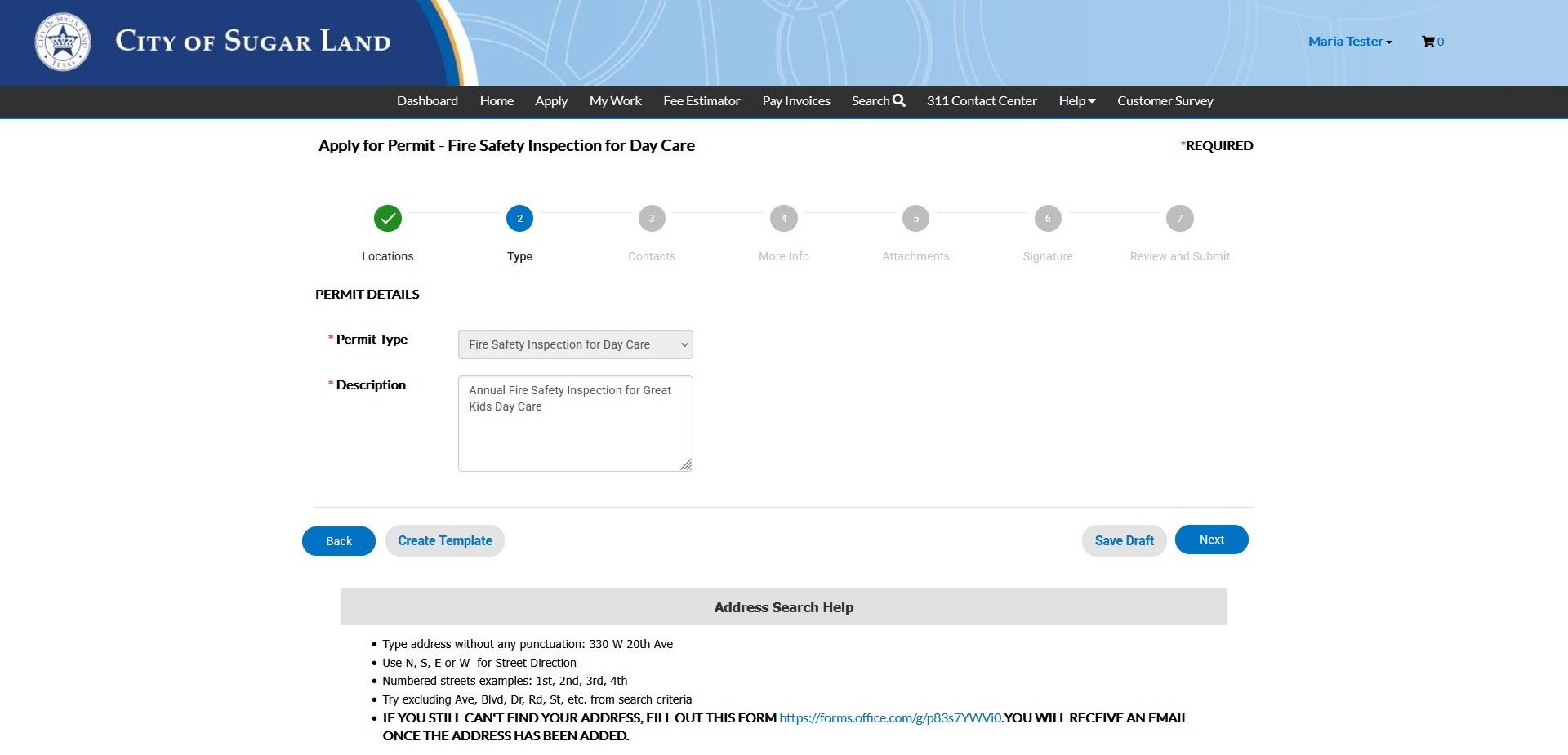 Description & Contacts
