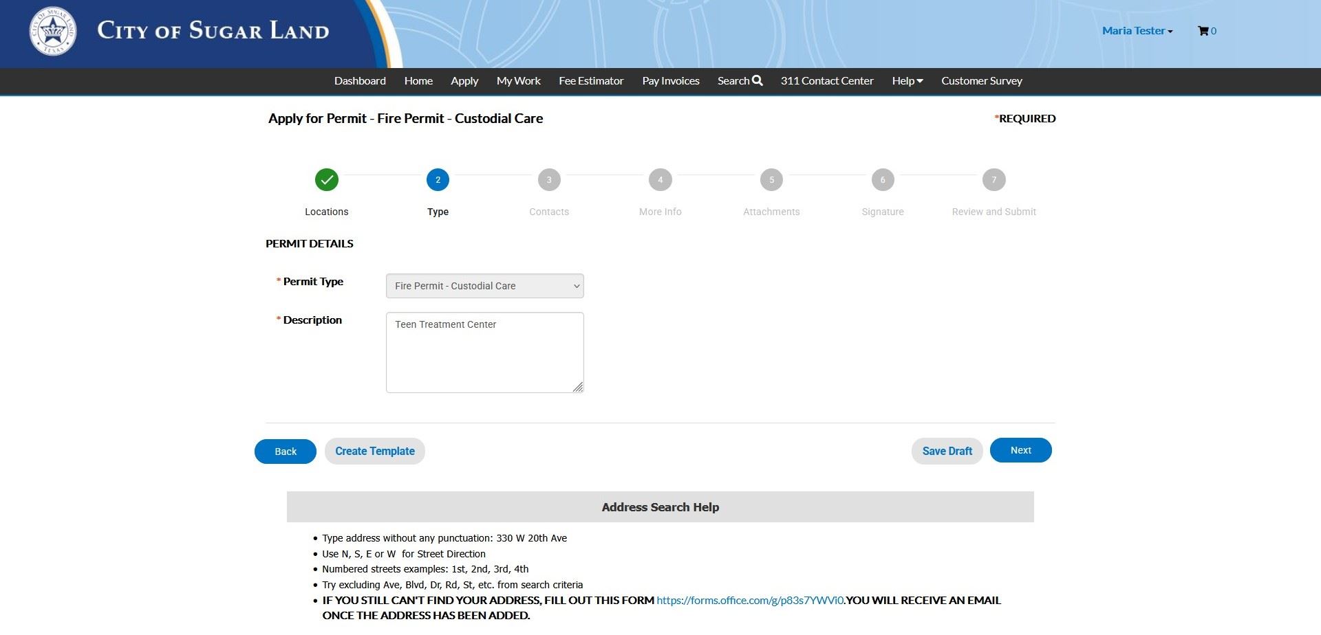 Description & Contacts