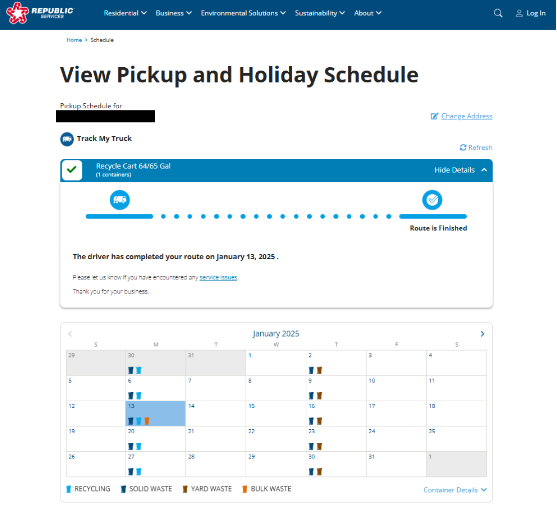 Example login display for non account holders