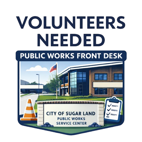 Public Works Front Desk Volunteers Needed